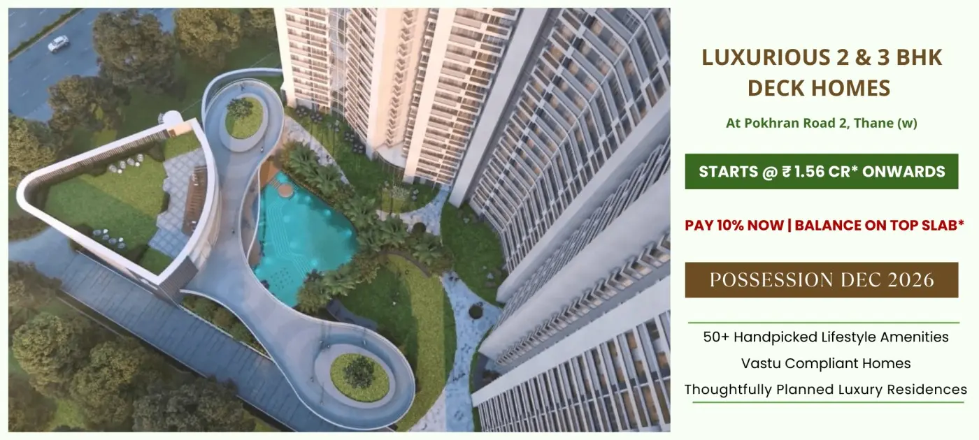Mahavir Spring luxury residential towers on Pokhran Road 2 Thane West by DSS Group