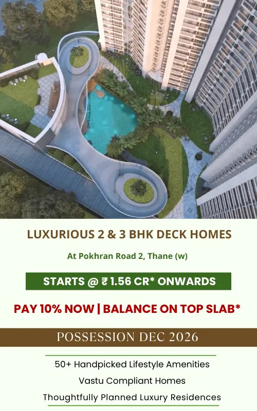 Mahavir Spring luxury residential towers on Pokhran Road 2 Thane West by DSS Group